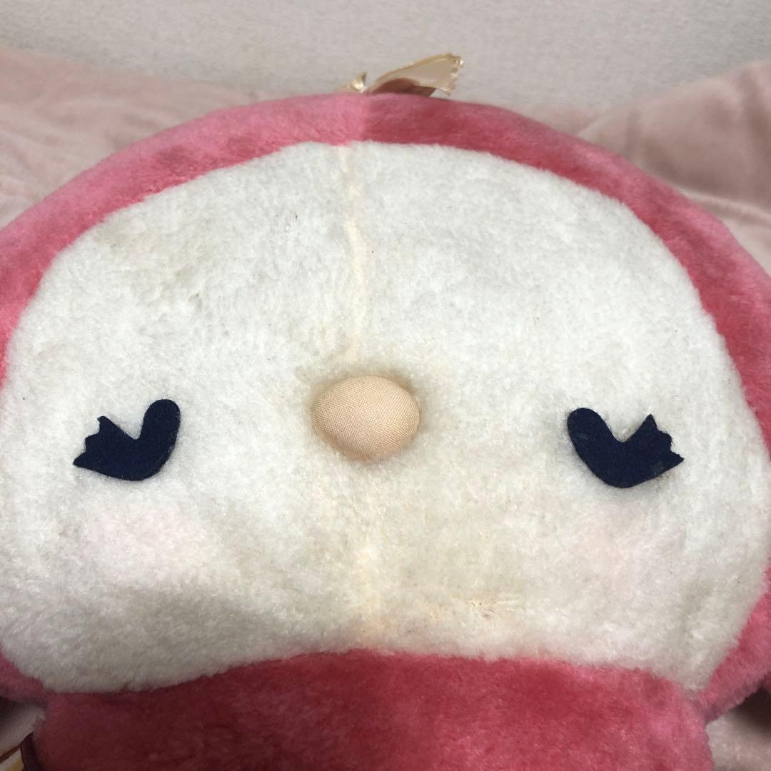 昭和レトロ ピンクのおさるさん ぬいぐるみ 中古品 - メルカリ