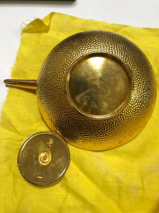 中古　寿瓶子　２４KGP　慶事用　金色酒器セット　ナガサキヤ５０周年記念品