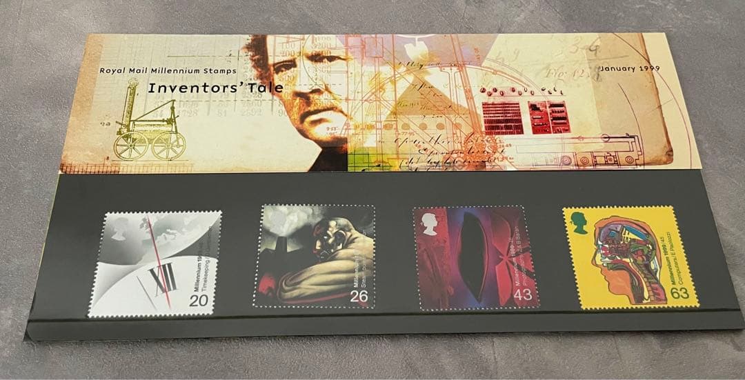 イギリスヴィンテージ記念切手ロイヤルメールミレニアムスタンプ