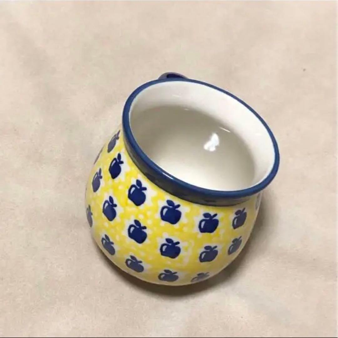❸ポーランド食器★マグカップ★プレート★ポーリッシュポタリー★リンゴ
