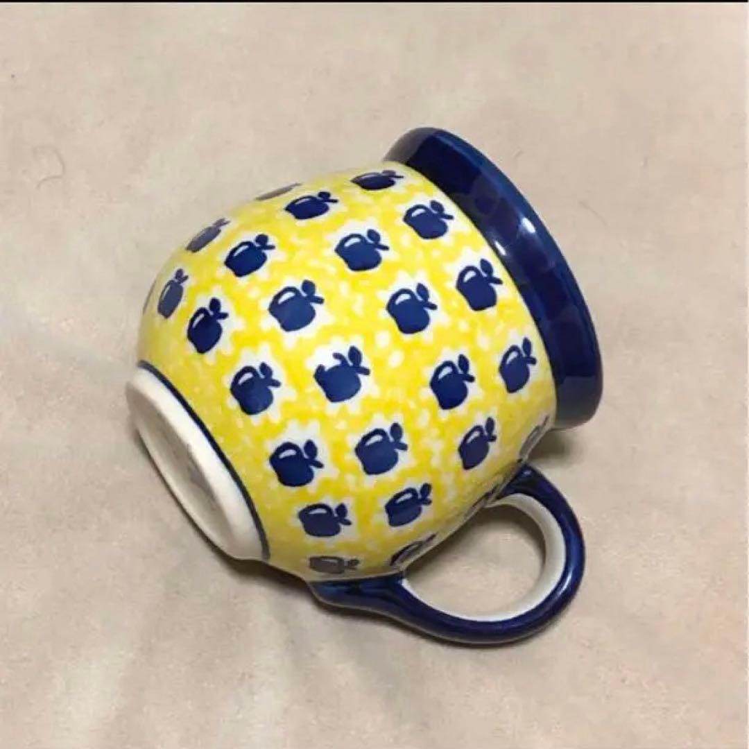 ❸ポーランド食器★マグカップ★プレート★ポーリッシュポタリー★リンゴ