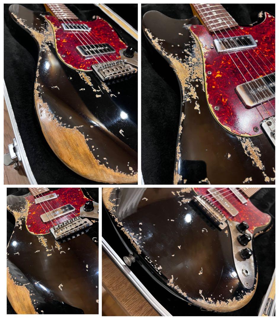 ハードレリックオフセットムスタングボディ/サイクロン ミニハム&P-90