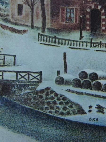 岡 鹿之助、積雪、超希少、レゾネより、 新品額付 - メルカリ