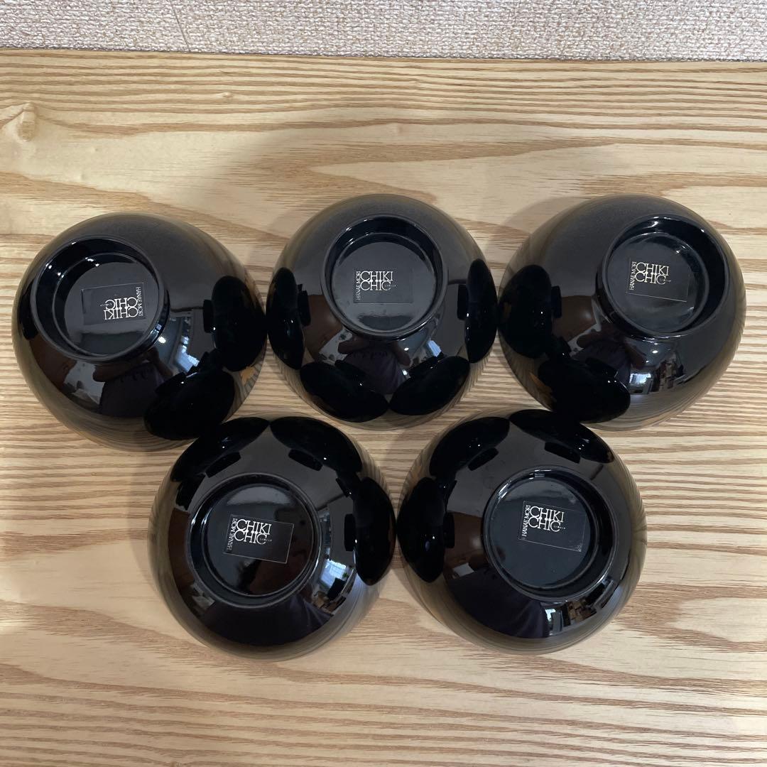 Rikako様HANAE MORIしっきシック 森英恵 漆器 5客揃 汁椀セット