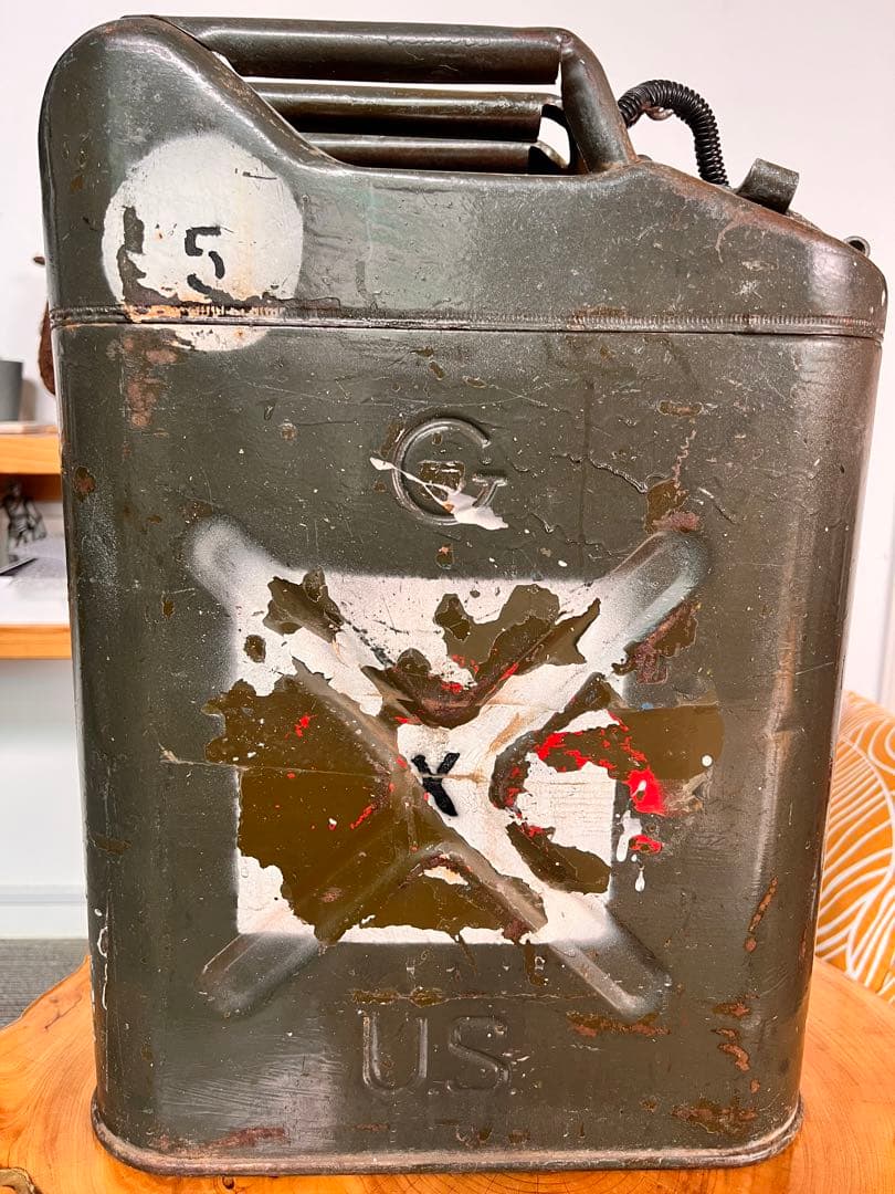 サバイバルUSMCアメリカ海兵隊アメリカ軍 ジェリ缶 アンティーク