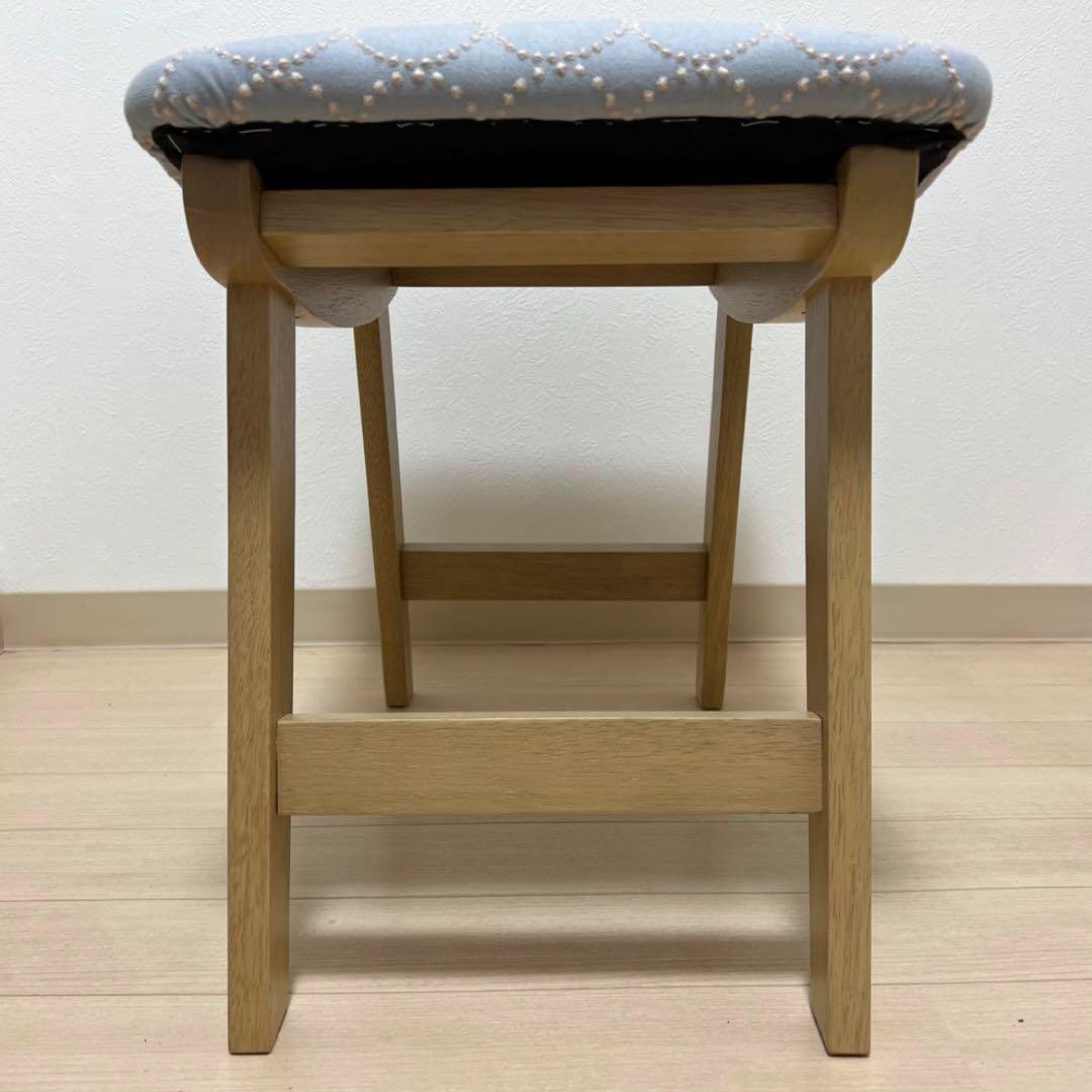 ミナペルホネン スツール タンバリン L４ 【ライトグレー/ネイビー】 椅子