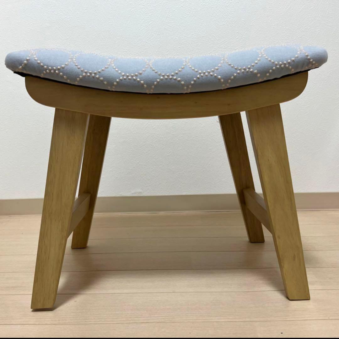 ミナペルホネン スツール タンバリン L４ 【ライトグレー/ネイビー】 椅子