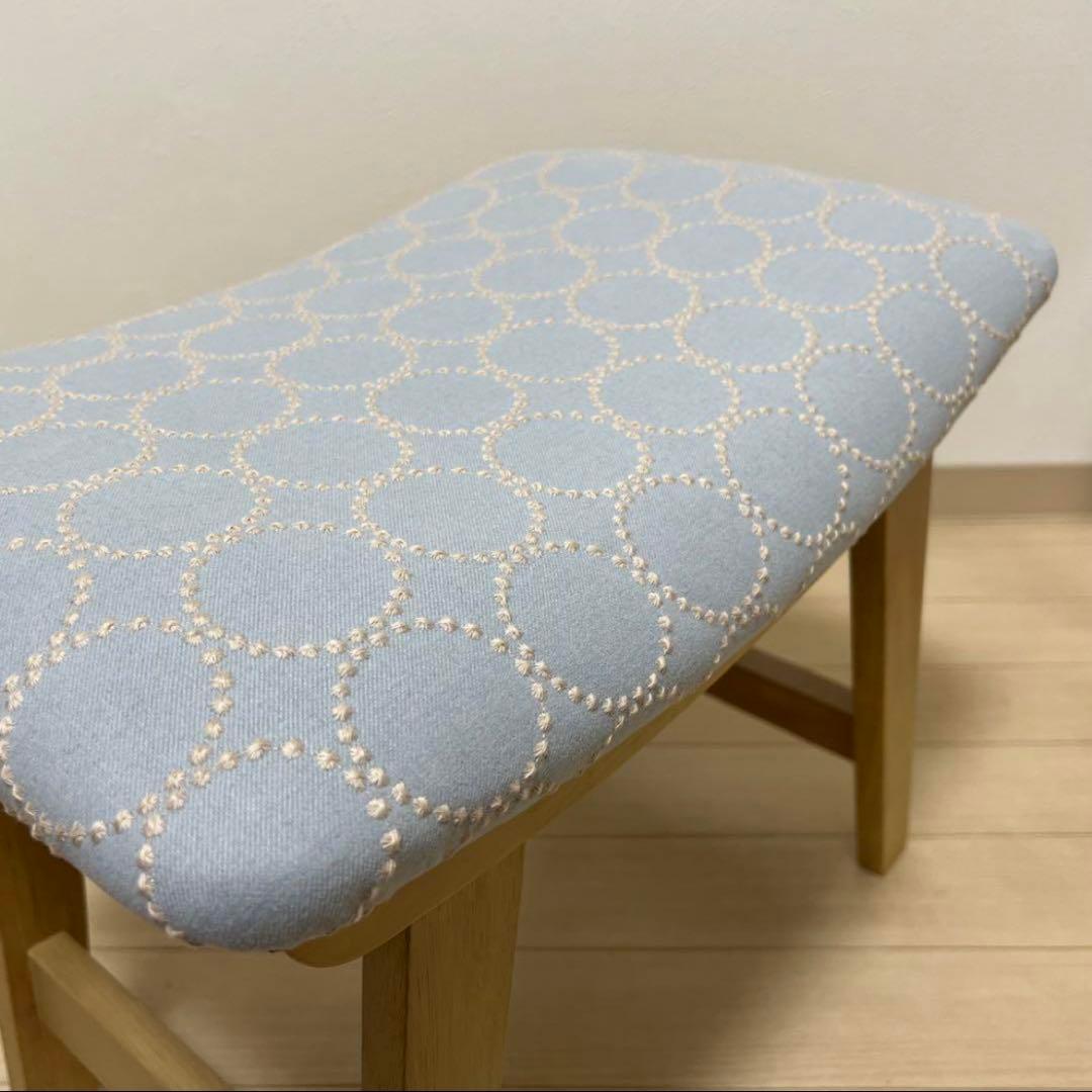 ミナペルホネン スツール タンバリン L４ 【ライトグレー/ネイビー】 椅子