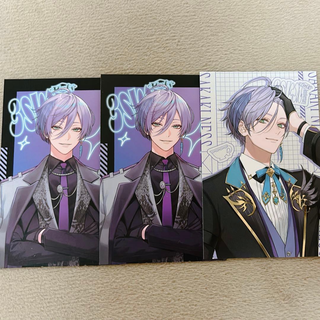 榊ネス チェキ風カード ハーフアニバーサリー 3SKM にじさんじ - メルカリ