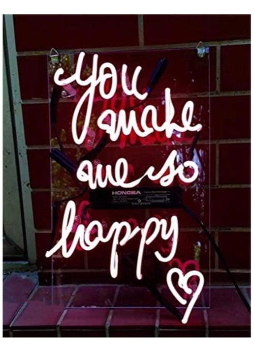 ネオン管 ギフト 省エネ 恋人 バー カフェ  インテリア 11*9 ピンク