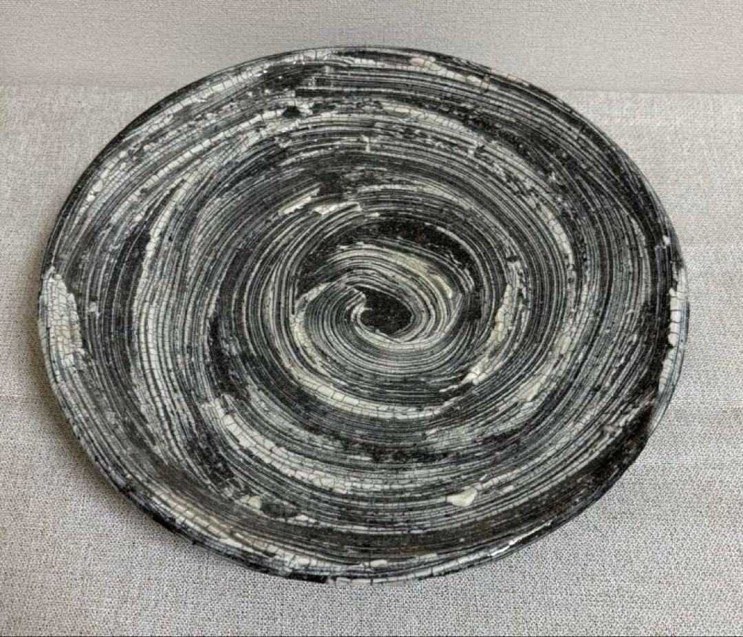 中川自然坊　刷毛目唐津　大皿　入手困難