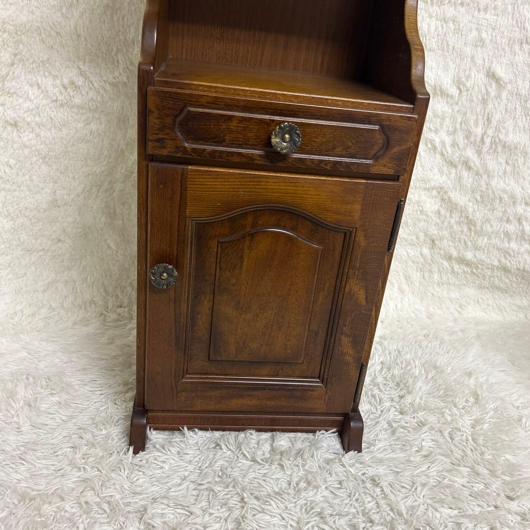 美品】カリモク 電話台 花台 サイドテーブル レトロ ヴィンテージ