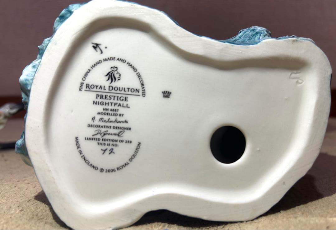 ロイヤルドルトン ホース 馬の置物 プレステージ ナイトフォール 限定品 箱無し