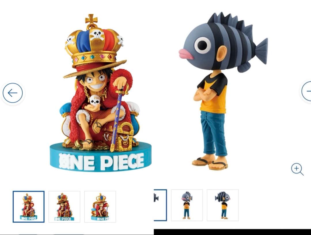 ONE PIECE BASE SHOP ワーコレ 2種類 フィギュア セット - メルカリ