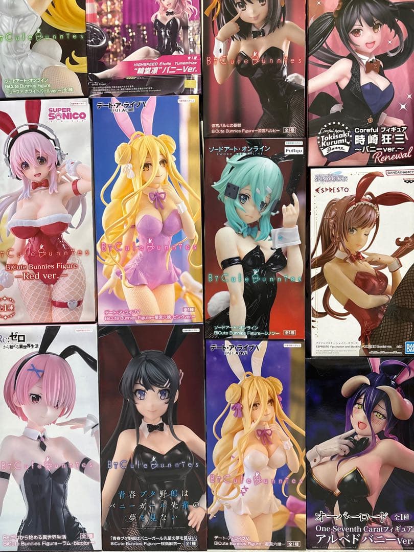 バニー　フィギュア　まとめ売り　15体