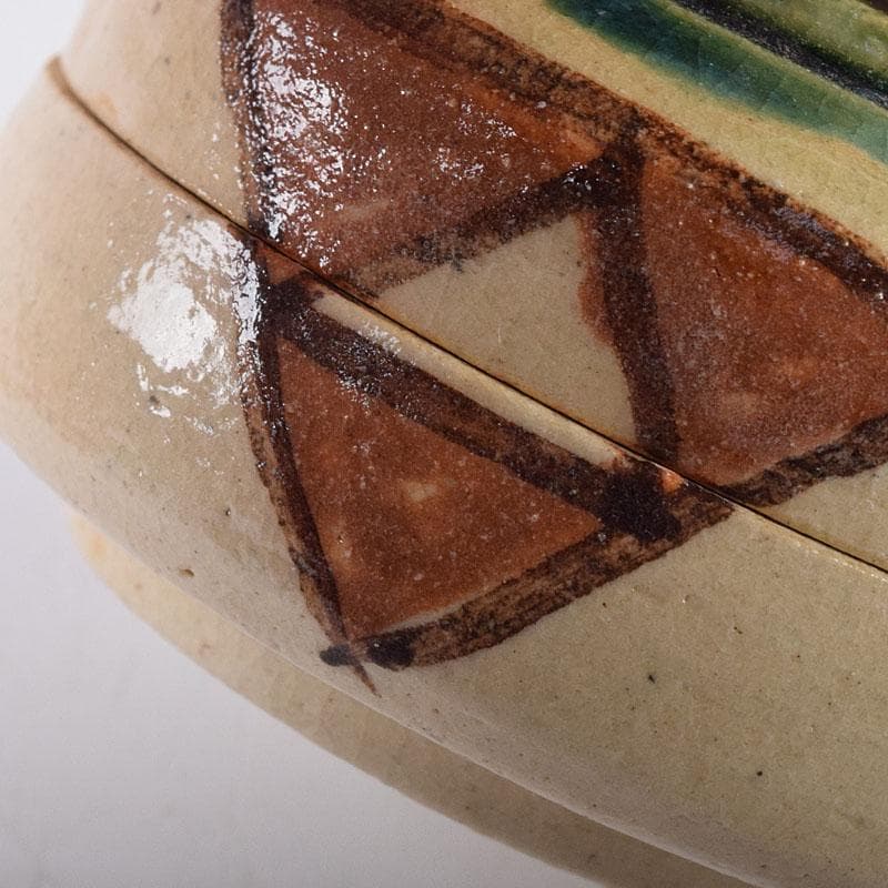 茶道具 不二窯 佐藤和子作 織部 香合 共箱 C 7800 - メルカリ