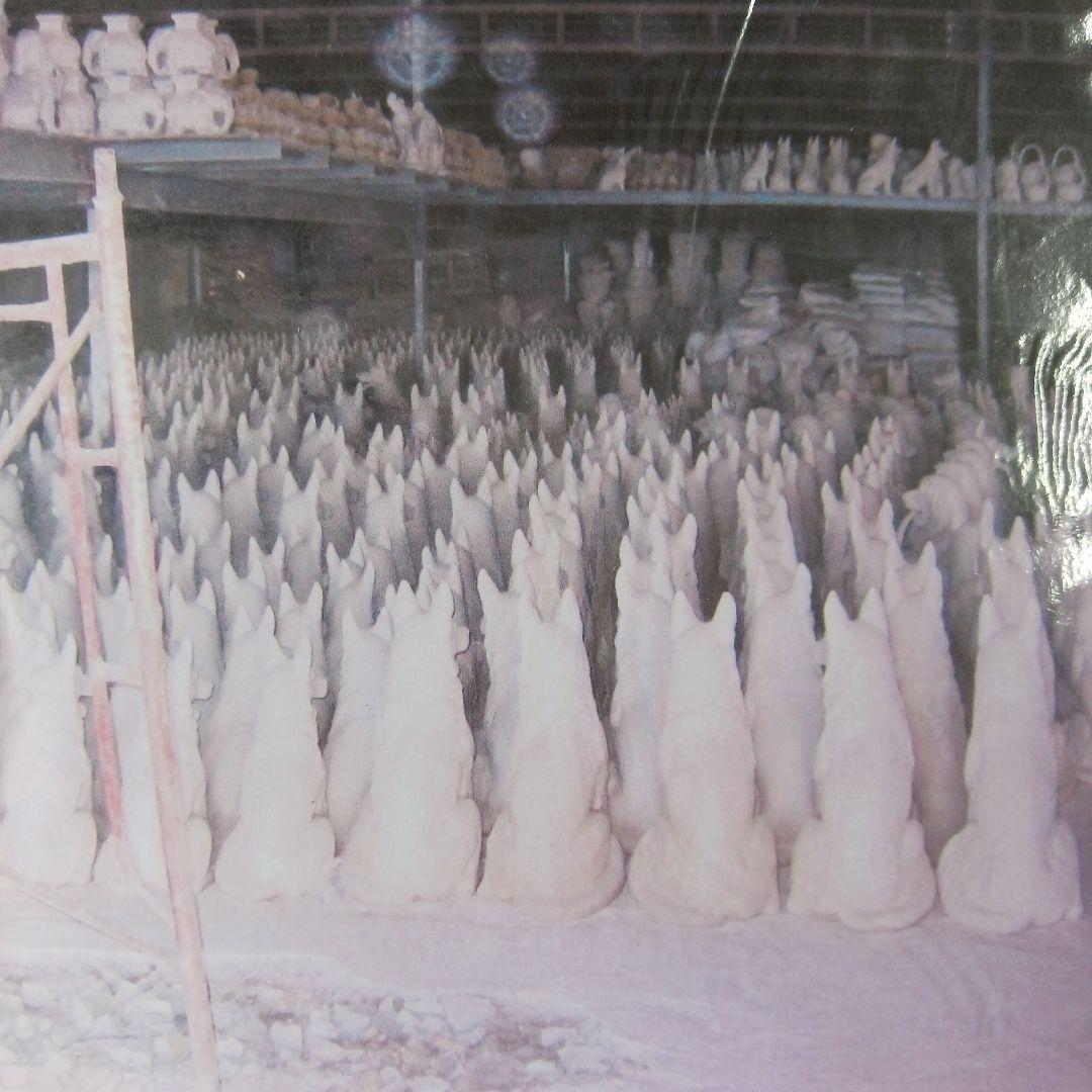 新品　陶器犬　大型犬　ゴールデン　レトリバー　難有　オブジェ　置物　イエロー　黄