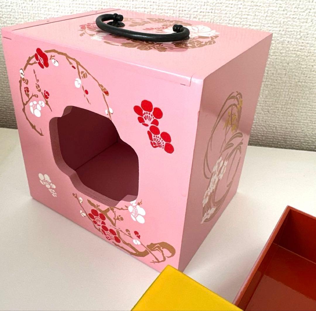 〇251014 遊山箱 お弁当箱 徳島 雛祭り - メルカリ