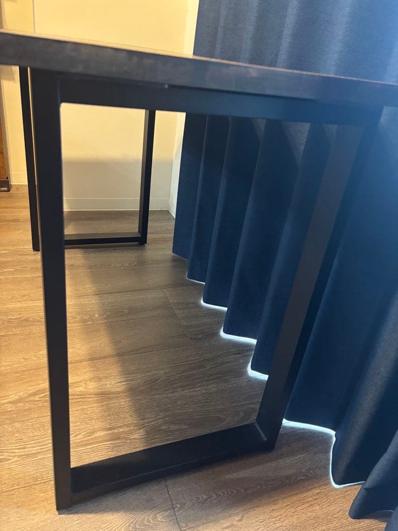 ブラウン木製テーブル DIY