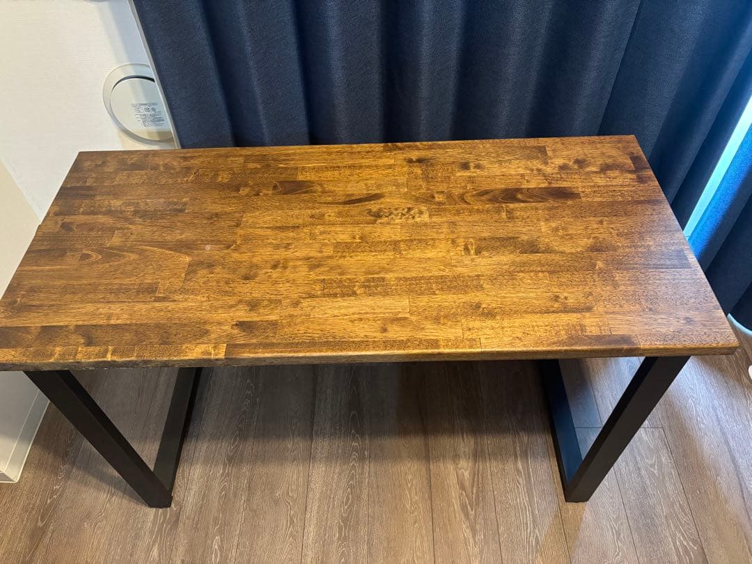 ブラウン木製テーブル DIY