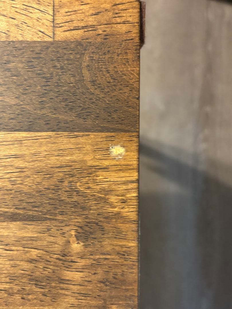 ブラウン木製テーブル DIY