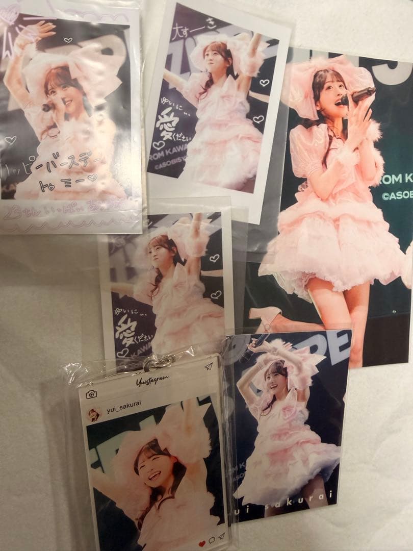 超希少 櫻井優衣 2023初生誕祭 ラッフル チェキ おまけ付き