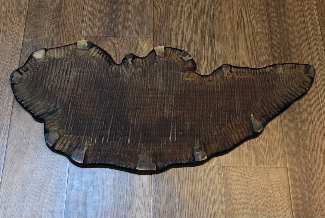 専用です。神居古潭石 本真黒 水石 重さ約8.3kg 木製台座 天然石 鑑賞石