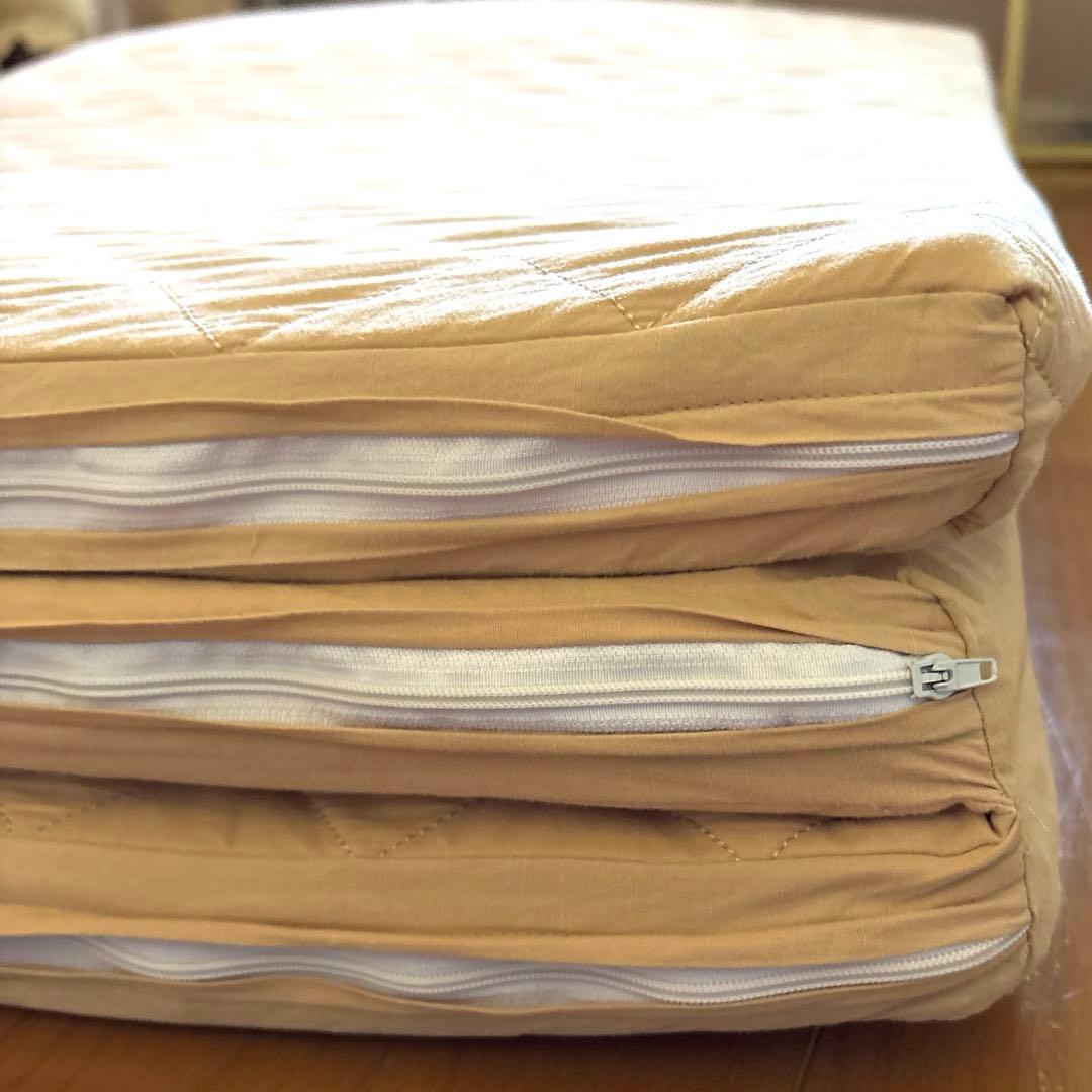 え*そ様 ￼ブレスエアー　シングル　敷布団三つ折り　￼マットレス