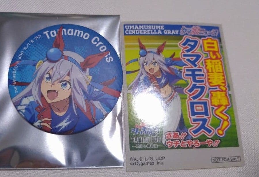 ウマ娘 シンデレラグレイ 怪物の蹄跡展 缶バッジ ステッカー
