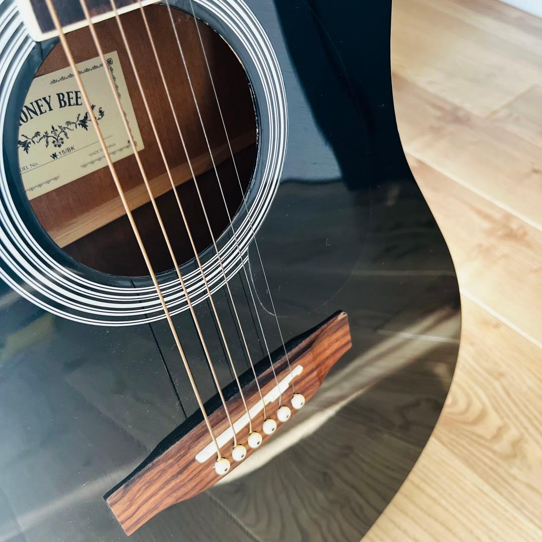 【今田美桜】HONEY BEE アコースティックギター ブラック