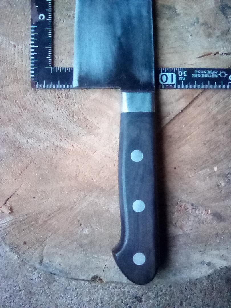 中古包丁　最高級　牛刀　国重　國重　尺(よりちょっと短い)