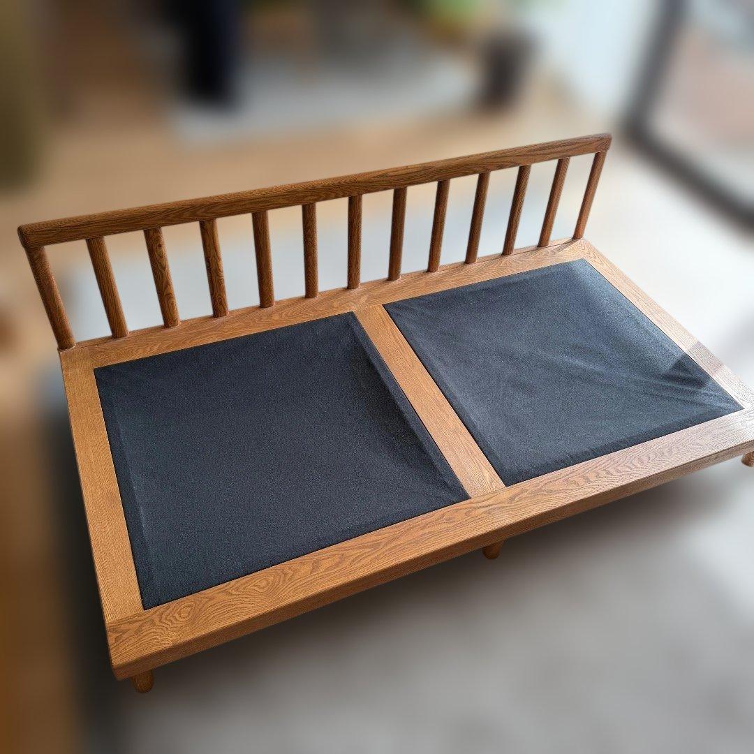 【希少品】Re:CENO リセノ AGRA アグラソファ クリンプ生地 オリーブ