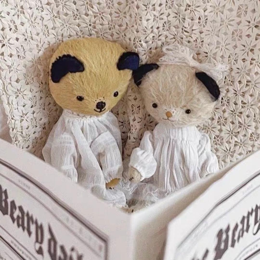 優しい黒ミミさん アーティストベア テディベア 海外作家様 ハンドメイド