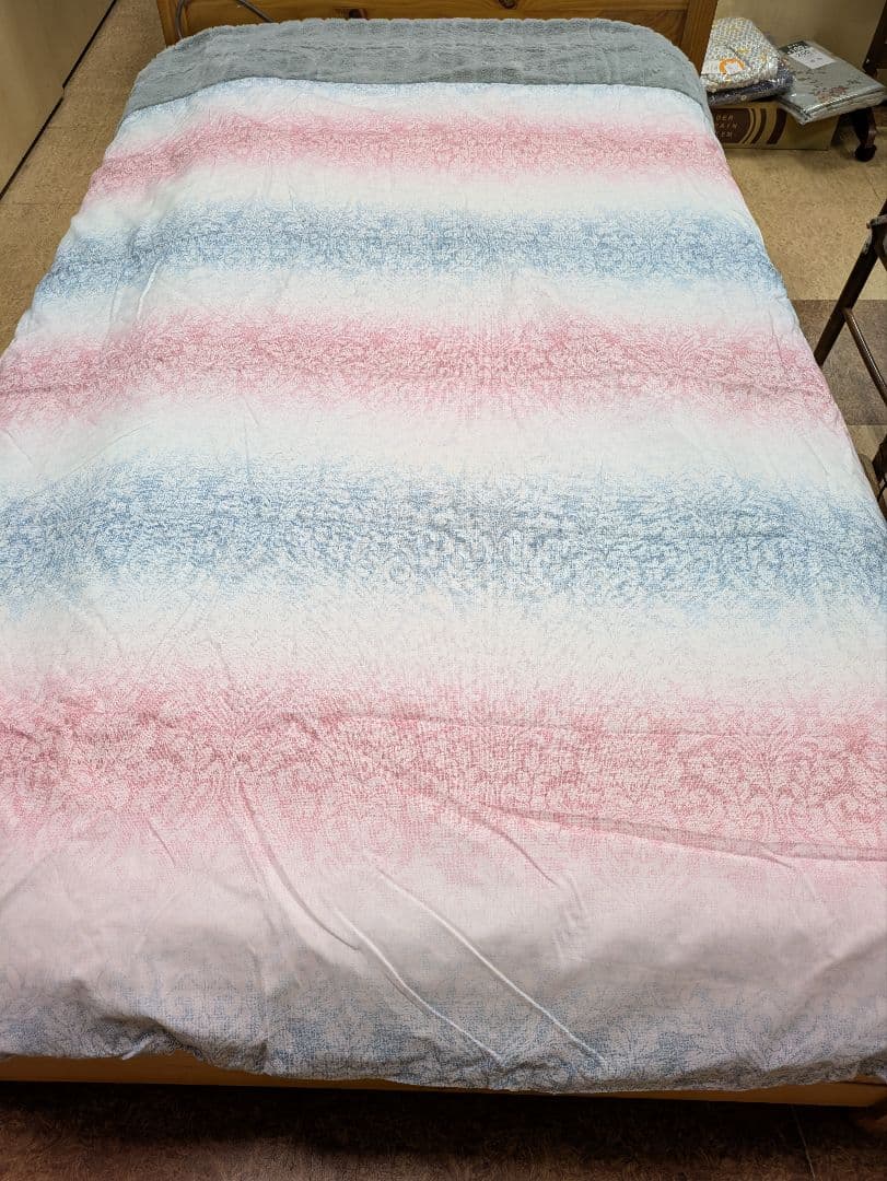 西川あったか掛けふとんカバー2枚組ラビットファー