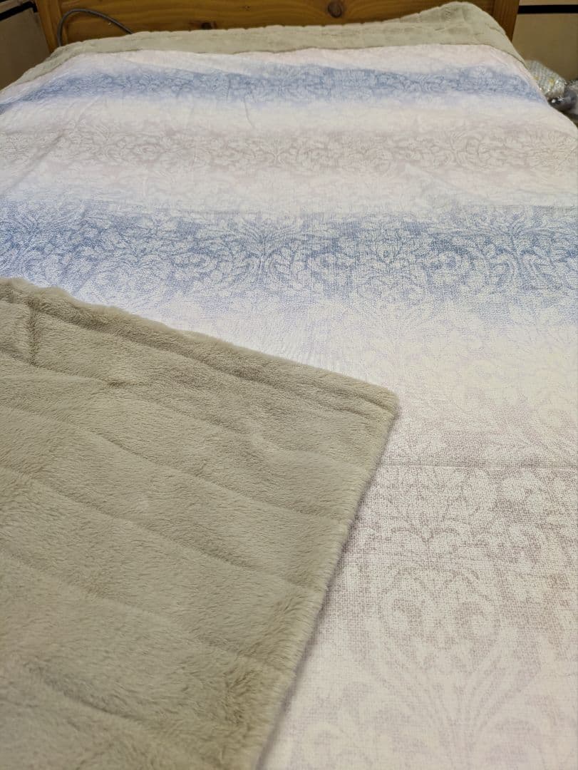 西川あったか掛けふとんカバー2枚組ラビットファー