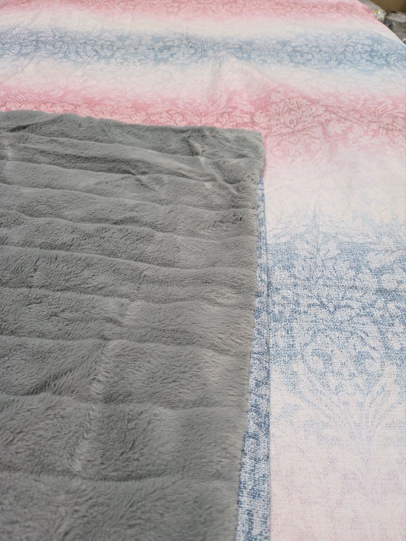 西川あったか掛けふとんカバー2枚組ラビットファー