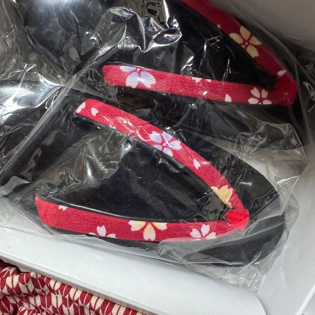 今だけお値引き！七五三 着物セット 昭和レトロ 3歳 被布コート　被布　ベレー帽