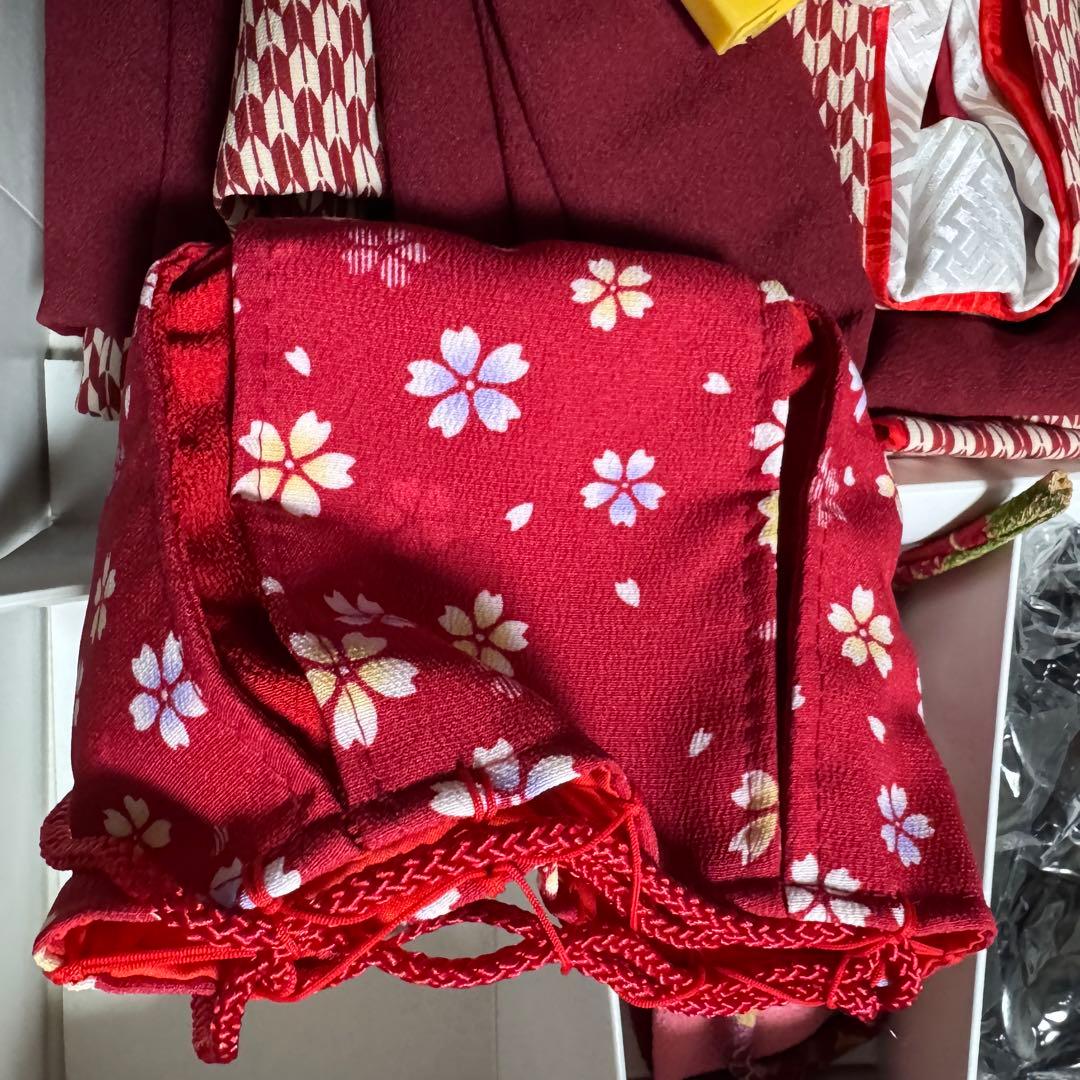 今だけお値引き！七五三 着物セット 昭和レトロ 3歳 被布コート　被布　ベレー帽