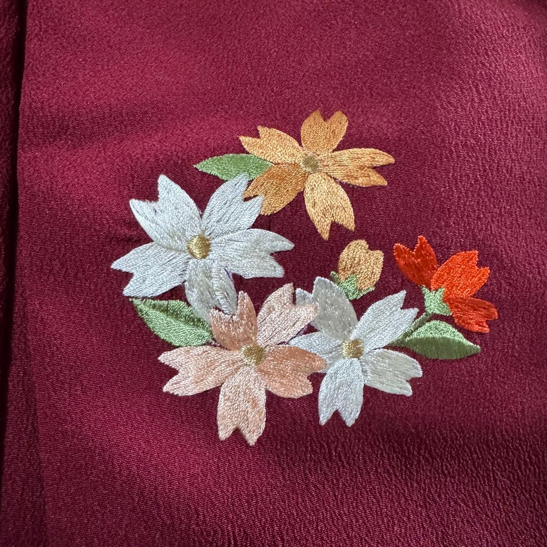 今だけお値引き！七五三 着物セット 昭和レトロ 3歳 被布コート　被布　ベレー帽