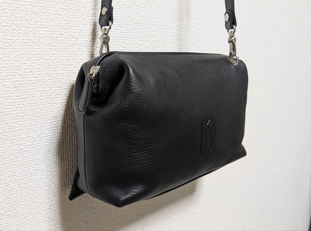 【日本製・東京】中澤鞄 本革 ハンドメイド ショルダーバッグ／クラッチ 2WAY