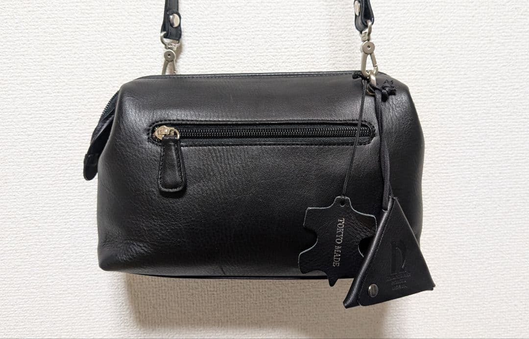 【日本製・東京】中澤鞄 本革 ハンドメイド ショルダーバッグ／クラッチ 2WAY