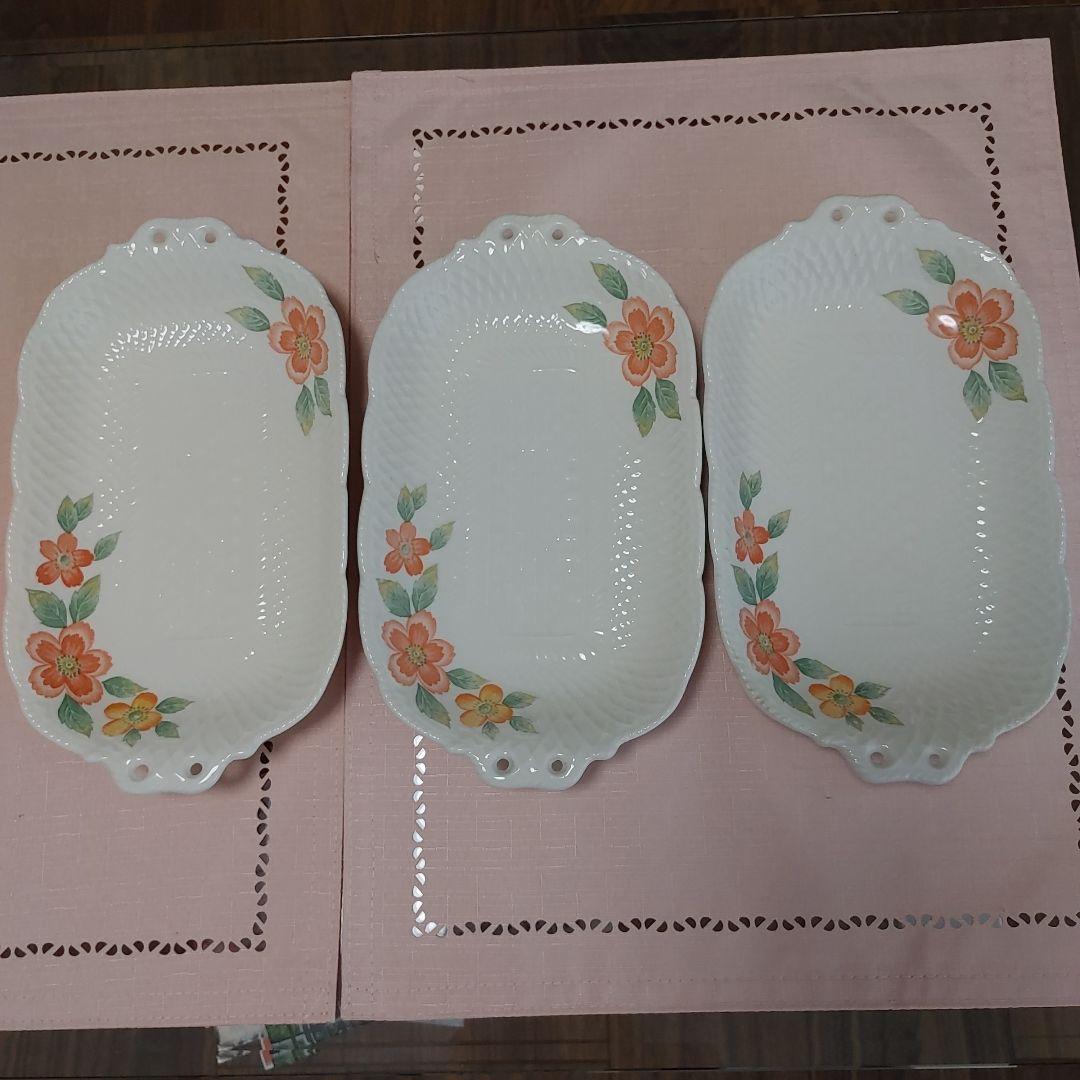 NTマーク オールドノリタケ レトロ ヴィンテージ 花柄 皿 5枚セット