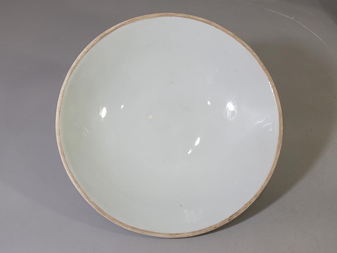 DT717 中国 色絵 蓋物 台付