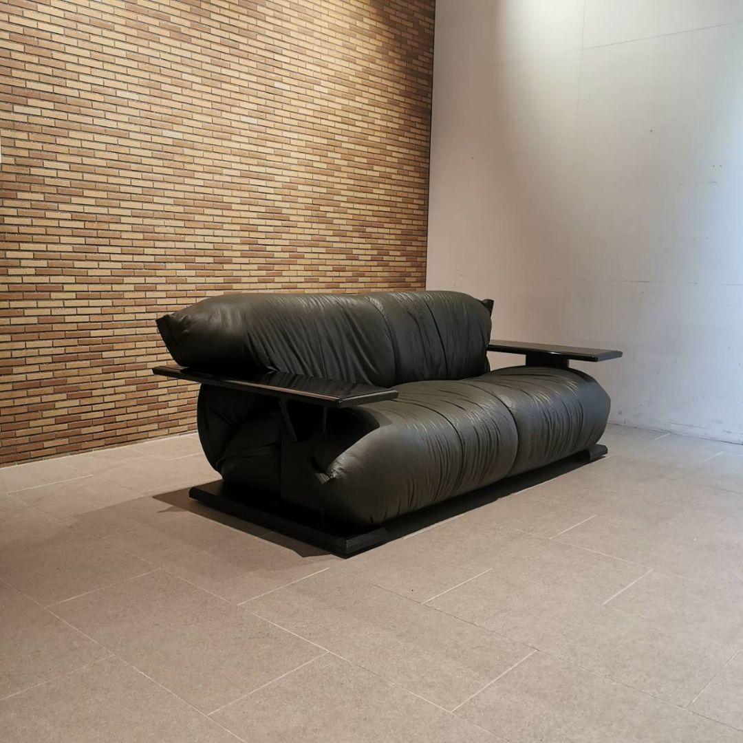 ◇MORISHIGE　森繫｜G-アーク｜本革張り｜2Pソファ