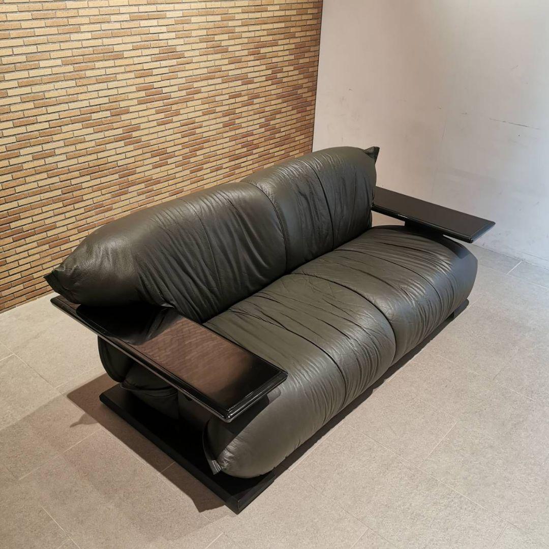 ◇MORISHIGE　森繫｜G-アーク｜本革張り｜2Pソファ