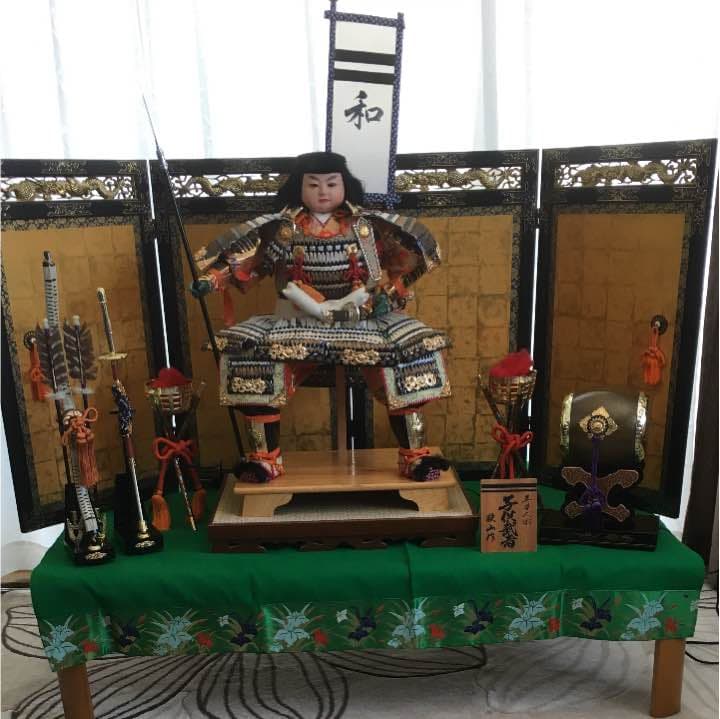5月人形☆子供武者☆狭山作
