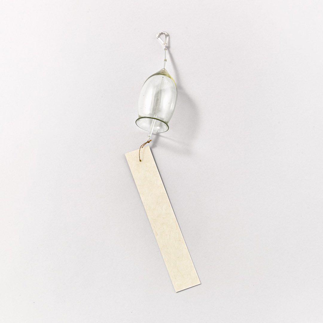 富山ガラス風鈴魚子模様硝子アーティスト作家ハンドブロウ別注