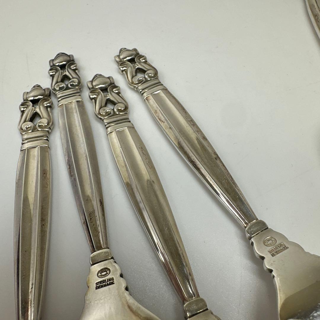 ジョージジェンセン　エコーン　シルバーフォーク7本　348g