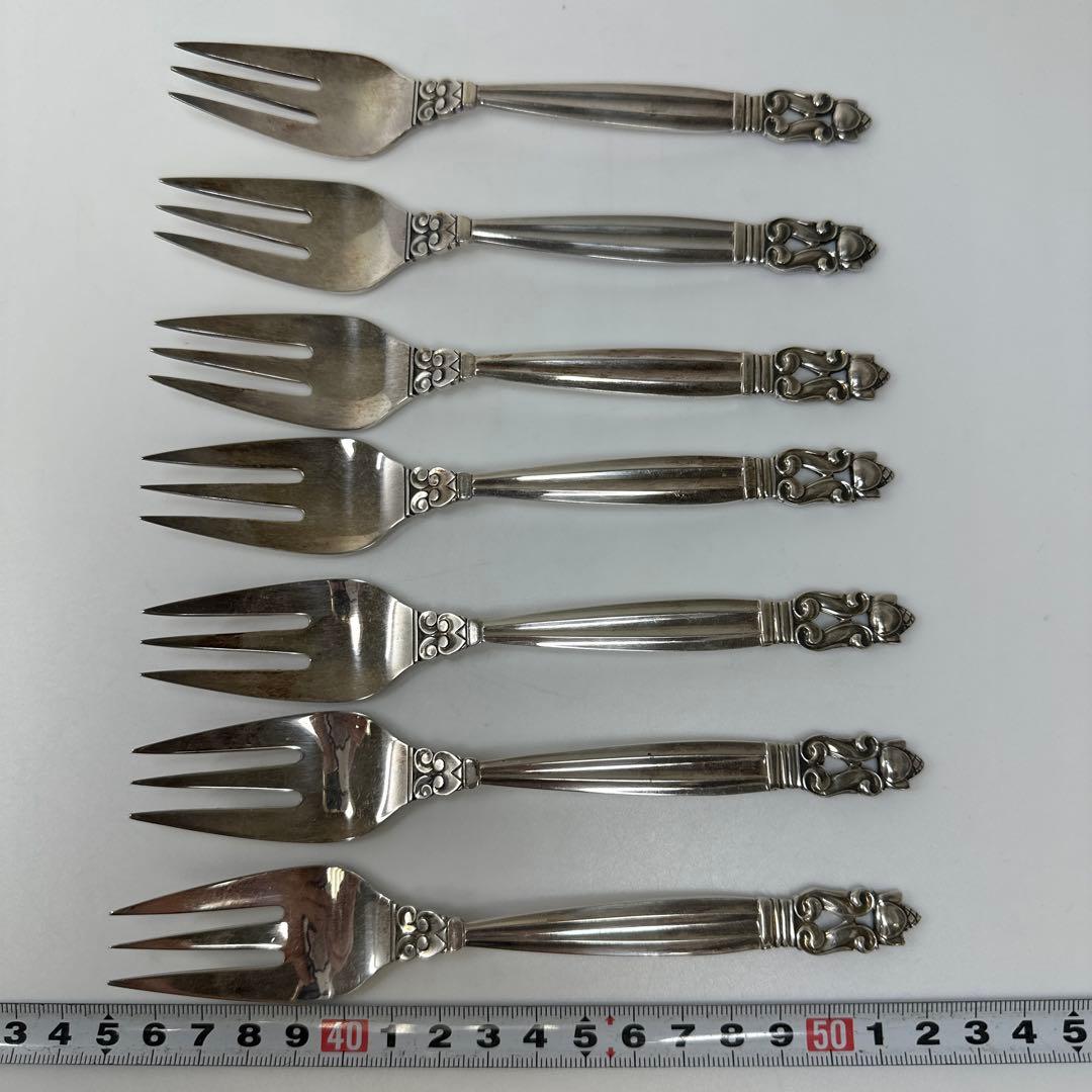 ジョージジェンセン　エコーン　シルバーフォーク7本　348g