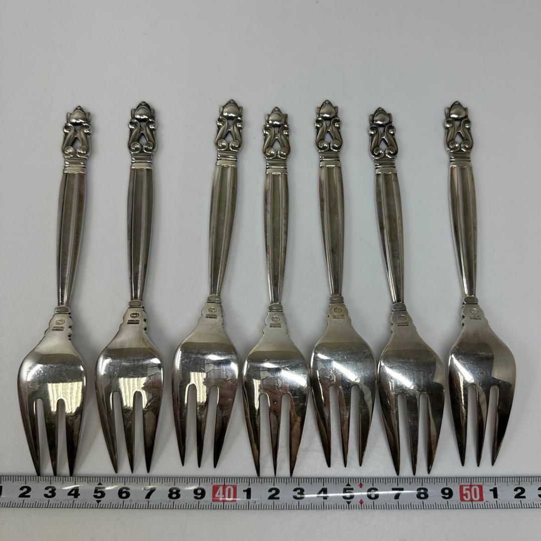 ジョージジェンセン　エコーン　シルバーフォーク7本　348g